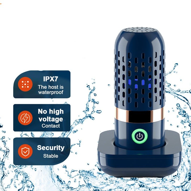 Vegetable Disinfection Machine Wireless Capsule Shape Portable Cleaner