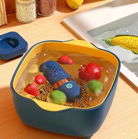 Vegetable Disinfection Machine Wireless Capsule Shape Portable Cleaner