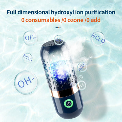 Vegetable Disinfection Machine Wireless Capsule Shape Portable Cleaner
