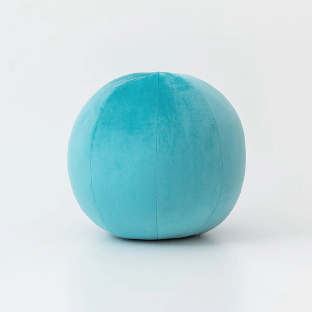 Velvet Plush Ball Pillow Soft Cozy Decorative Floor Pillow For Sofa