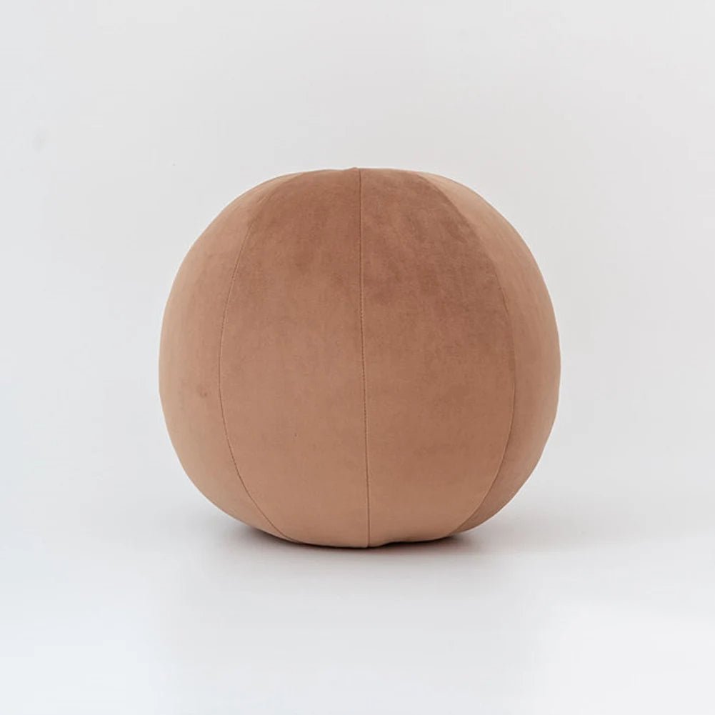 Velvet Plush Ball Pillow Soft Cozy Decorative Floor Pillow For Sofa