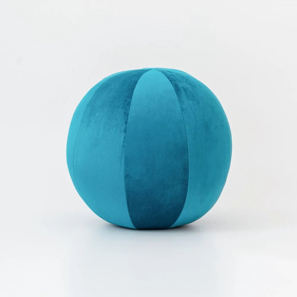 Velvet Plush Ball Pillow Soft Cozy Decorative Floor Pillow For Sofa