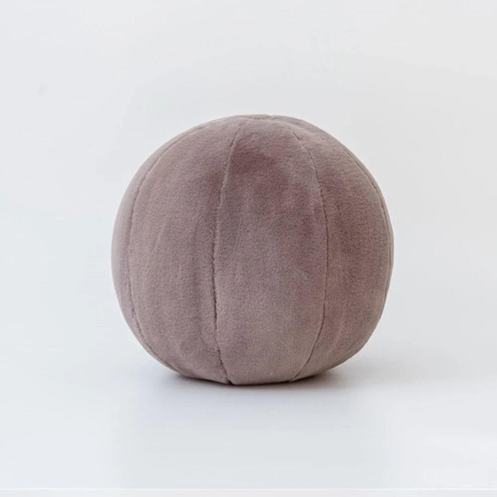 Velvet Plush Ball Pillow Soft Cozy Decorative Floor Pillow For Sofa