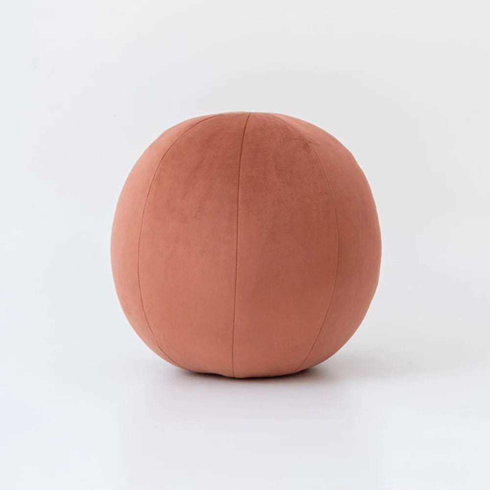 Velvet Plush Ball Pillow Soft Cozy Decorative Floor Pillow For Sofa