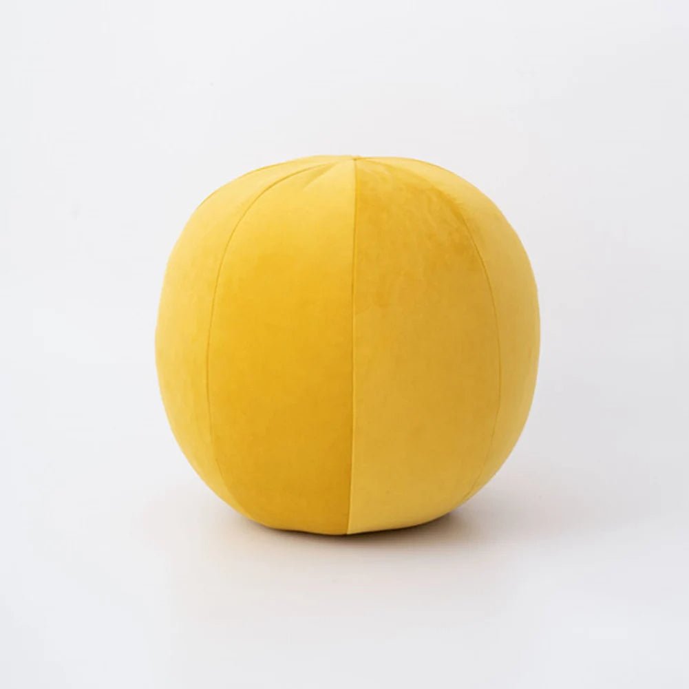 Velvet Plush Ball Pillow Soft Cozy Decorative Floor Pillow For Sofa