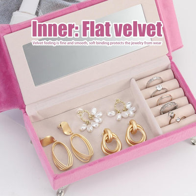 Velvet Sofa Jewelry Box Elegant Organizer For Rings And Accessories