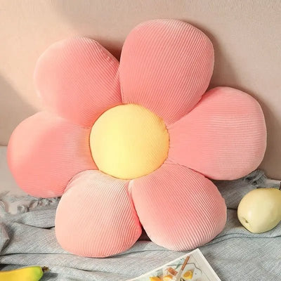 Plush Daisy Flower Pillow Soft Petal Cushion Toy For Girls And Babies