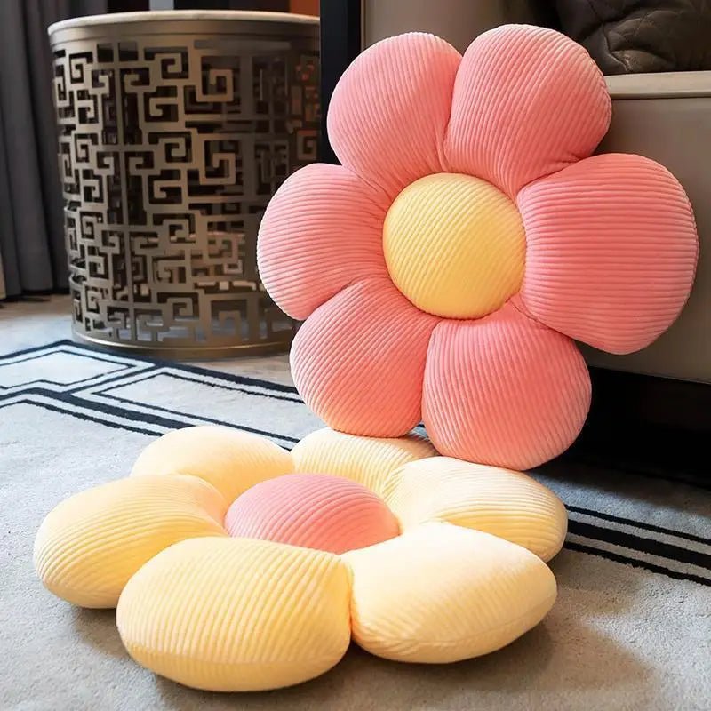 Plush Daisy Flower Pillow Soft Petal Cushion Toy For Girls And Babies