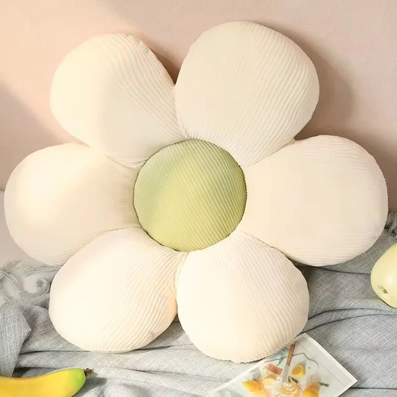 Plush Daisy Flower Pillow Soft Petal Cushion Toy For Girls And Babies