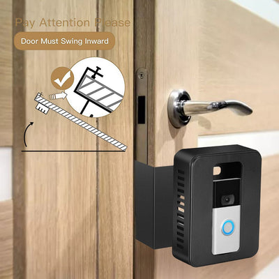 Video Doorbell Door Mount Adjustable Secure Installation Bracket