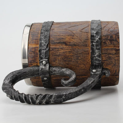 Viking Tavern Mug Rustic Ceramic Drinking Cup For Home Use