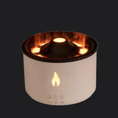 Volcano Aroma Diffuser Humidifier With Flame Effect For Bedroom Spa