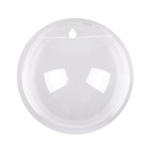 Wall Mounted Aquarium 3D Acrylic Fish Bowl Plant Pot Holder