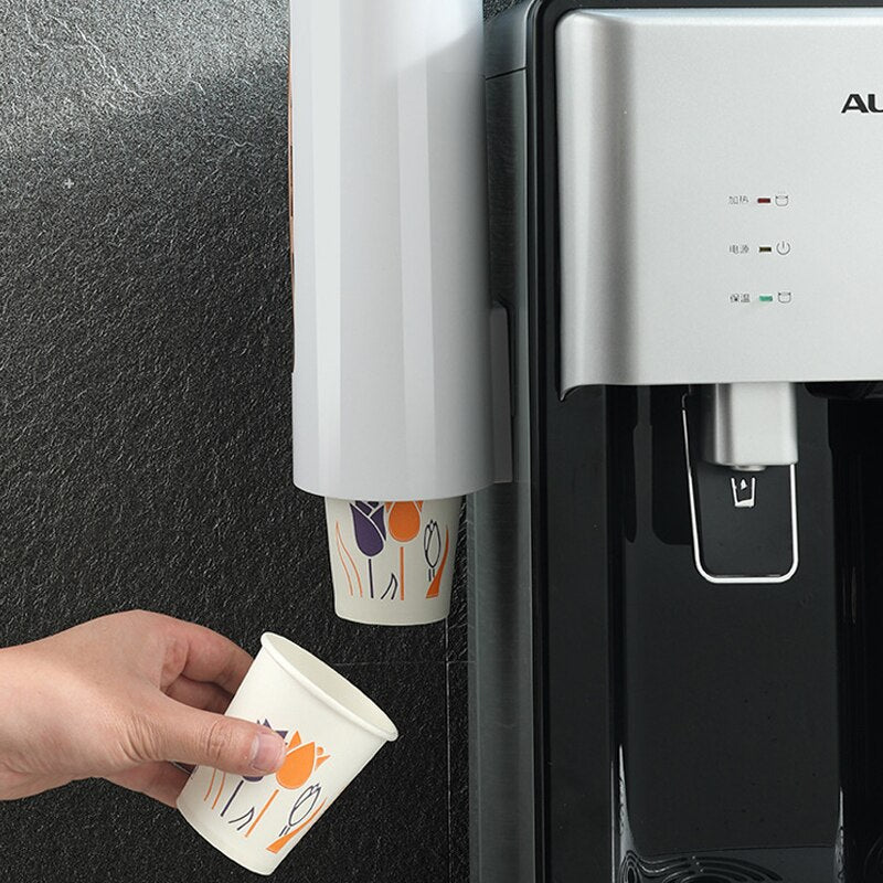 Wall Mounted Disposable Cup Dispenser For Home Office Lounge Gym