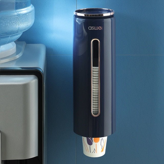 Wall Mounted Disposable Cup Dispenser For Home Office Lounge Gym