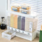 Wall-Mounted Dry Food Dispenser With 6 Or 3 Grid Cereal Storage Organizer