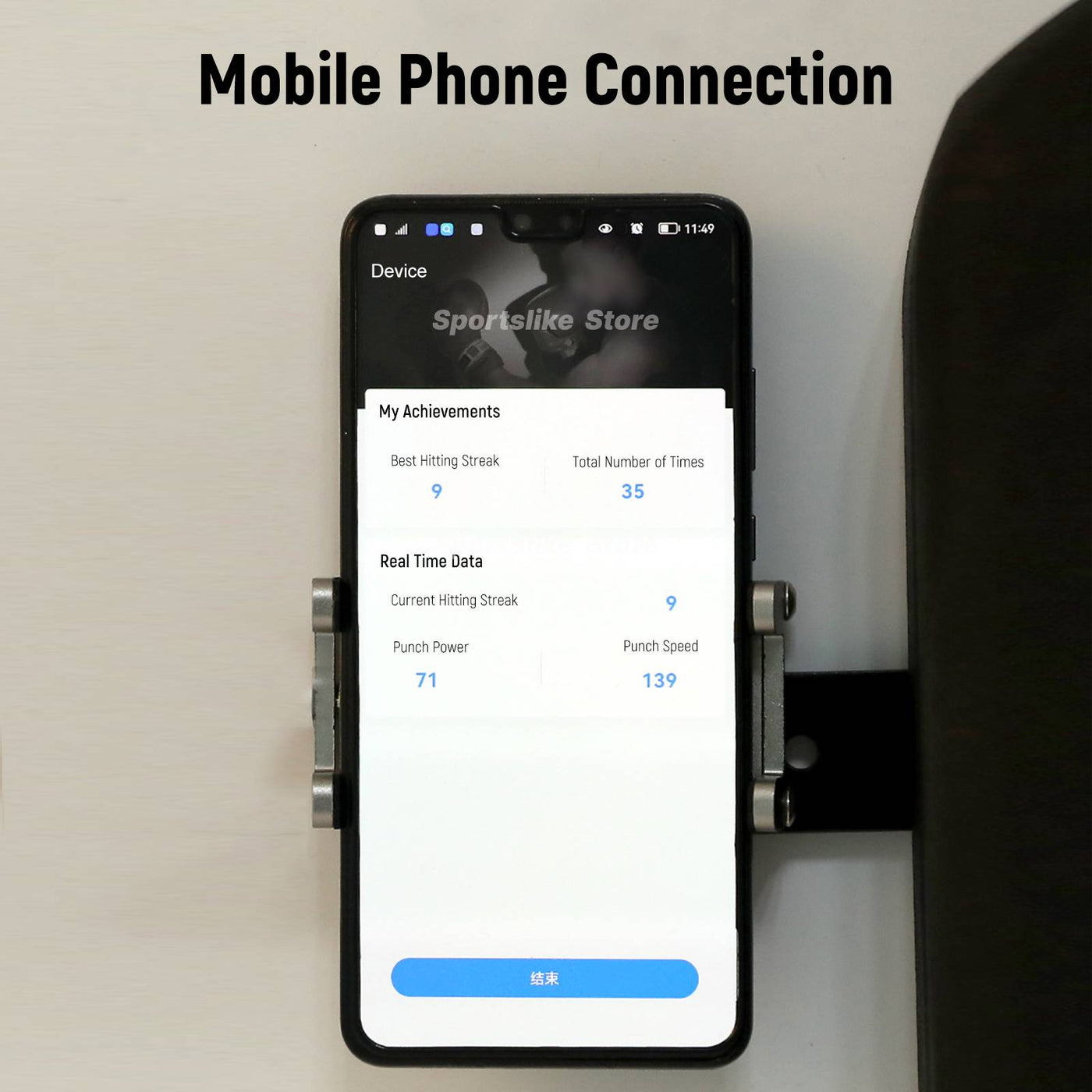 Music Boxing Machine Wall-Mounted Home Workout For Boxing Training