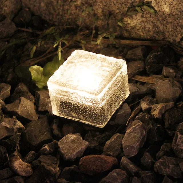 RGB LED Ice Brick Lights Waterproof Outdoor Paver Lamps Stunning Glow
