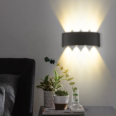 Waterproof LED Outdoor Wall Lamp Aluminum Light For Patio And Living Room