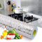 Waterproof Oil Proof Aluminum Foil Kitchen Wall Stickers Self Adhesive