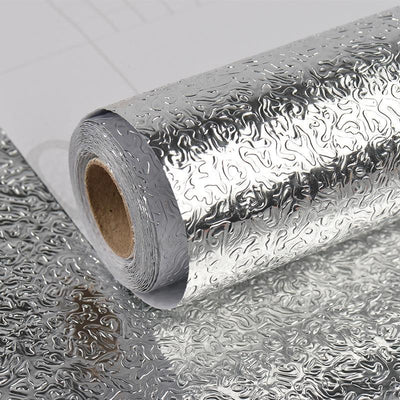 Waterproof Oil Proof Aluminum Foil Kitchen Wall Stickers Self Adhesive