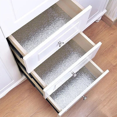 Waterproof Oil Proof Aluminum Foil Kitchen Wall Stickers Self Adhesive