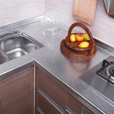 Waterproof Oil Proof Aluminum Foil Kitchen Wall Stickers Self Adhesive