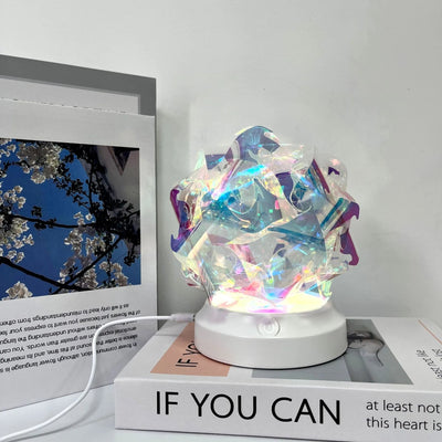 Northern Lights Lamp Cherry Blossom Moon Wave Colorful Night Light