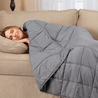 Weighted Blanket For Comfort And Relaxation Sleep Therapy