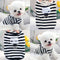 Striped Summer Dog Dress Soft Comfortable Stylish Outfit For Pups