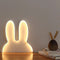 Rabbit LED Night Light USB Powered Bedside Lamp For Kids