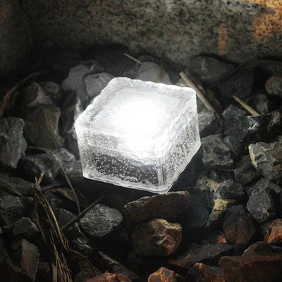RGB LED Ice Brick Lights Waterproof Outdoor Paver Lamps Stunning Glow