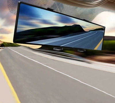 Wide Angle Panoramic Rearview Mirror For Enhanced Road Visibility