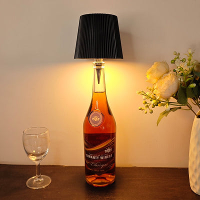LED Wine Bottle Lamp Rechargeable Touch Control Wireless Night Light