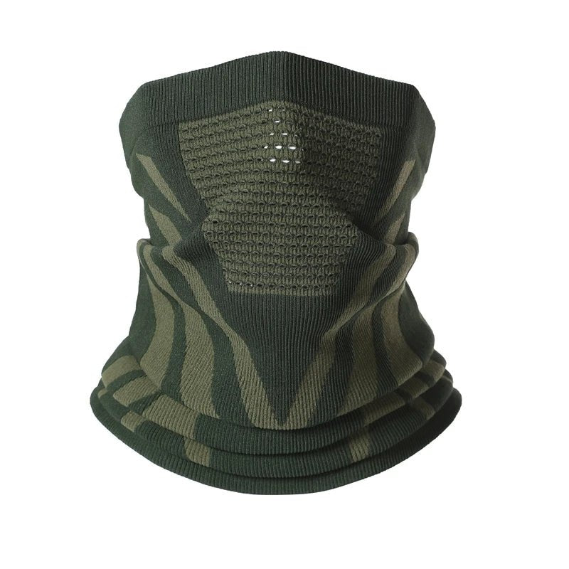 Thermal Knitted Bandana Mask Windproof Breathable Warm Neck Warmer