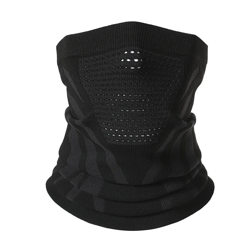 Thermal Knitted Bandana Mask Windproof Breathable Warm Neck Warmer