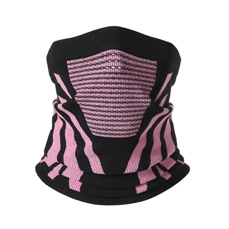 Thermal Knitted Bandana Mask Windproof Breathable Warm Neck Warmer