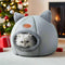 Winter Sleeping Pet Tent Cozy Cave Nest And Mat For Small Dogs Cats