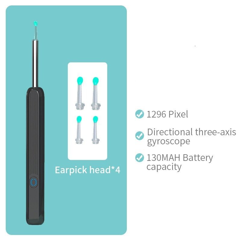 Wireless Earwax Remover Oscope Tool With 1080P Camera Kit