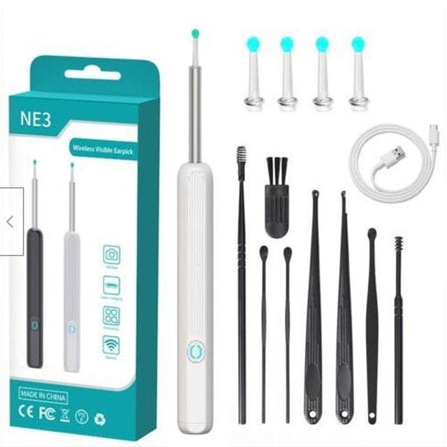 Wireless Earwax Remover Oscope Tool With 1080P Camera Kit
