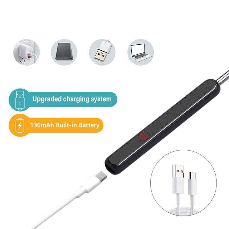 Wireless Earwax Remover Oscope Tool With 1080P Camera Kit