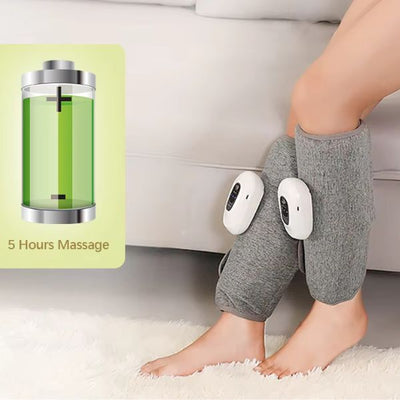 Wireless Electric Leg Massager With Rechargeable Air Compression Therapy
