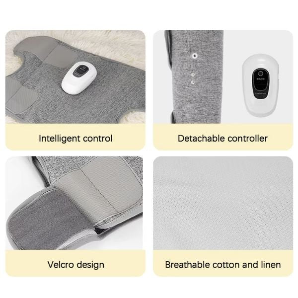 Wireless Electric Leg Massager With Rechargeable Air Compression Therapy