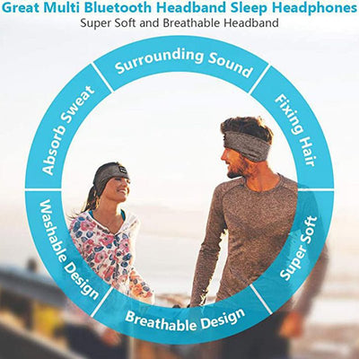 Wireless Sleeping Headphones Sports Headband For Sleep Workouts Jogging
