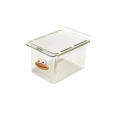 Acrylic Makeup Organizer Pull-Out Space Saving Cotton Swab Holder
