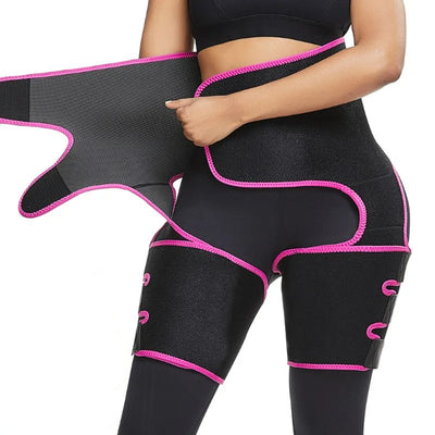 Women Sweat Slim Butt And Thigh Body Shaper Double Strap Sculpting Belt