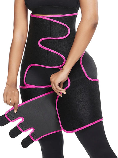 Women Sweat Slim Butt And Thigh Body Shaper Double Strap Sculpting Belt