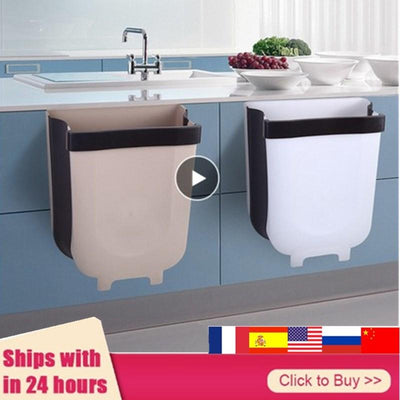 WonderKitchen Collapsible Hanging Waste Bin For Kitchen And Outdoors