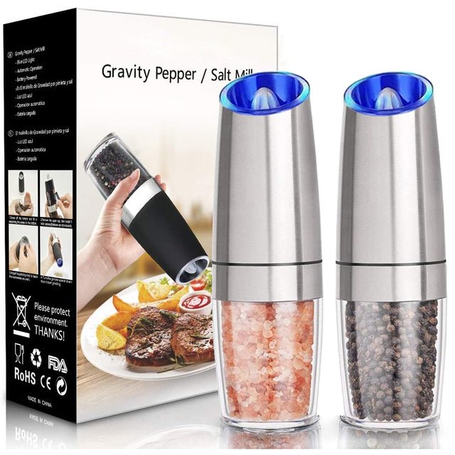 Electric Salt And Pepper Grinder With Automatic Gravity Sensor