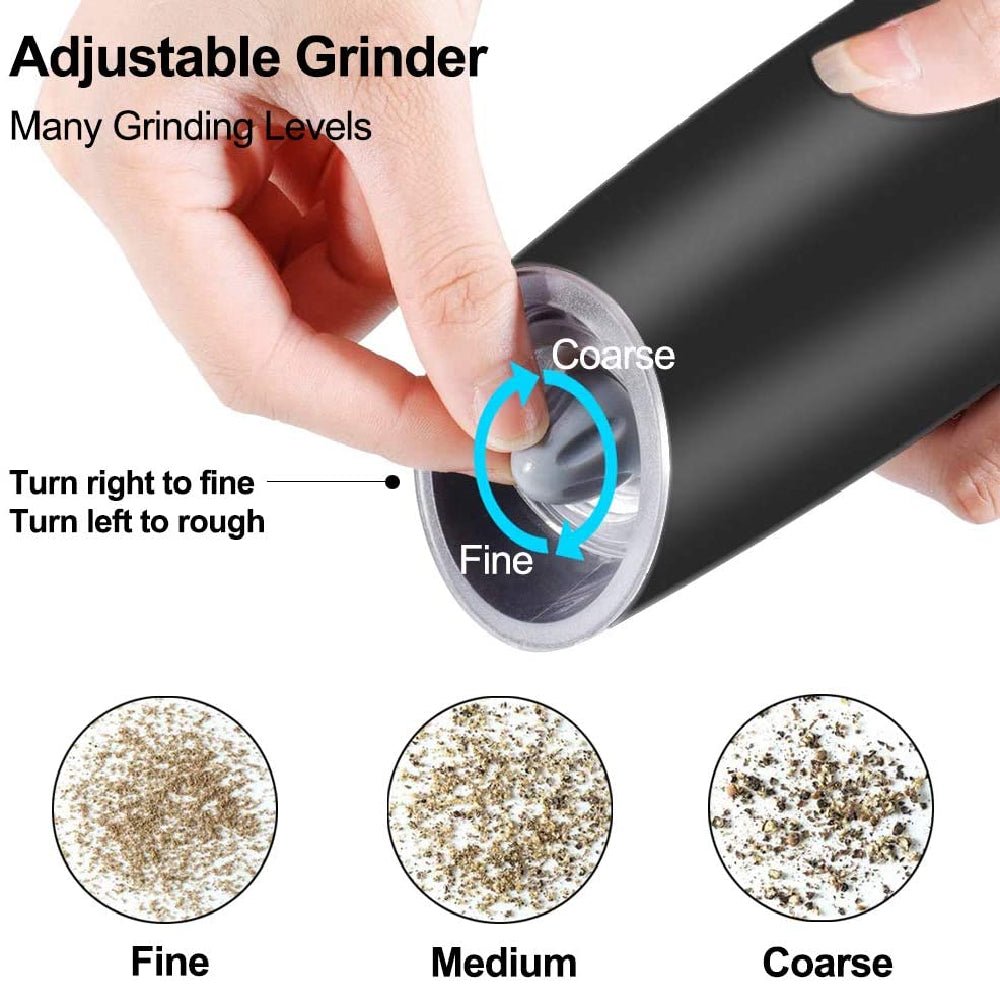 Electric Salt And Pepper Grinder With Automatic Gravity Sensor